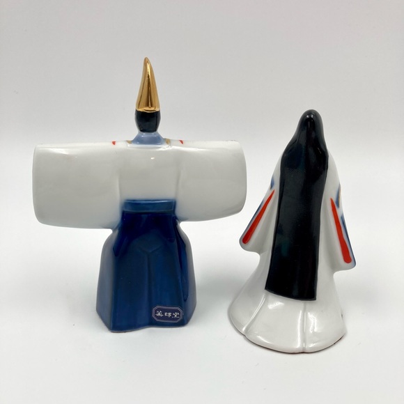 Japanese Porcelain Hina Doll Prince & Princess / Emperor & Empress Girl's Day - Picture 2 of 7